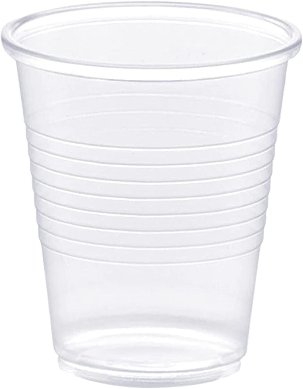 image:imagePAMI Disposable Plastic Cups Bpa Drinking Glasses for Parties Cold Drinks Smoothies Jello Cocktails 7 Oz Pack of 1005 Oz Case of 2400