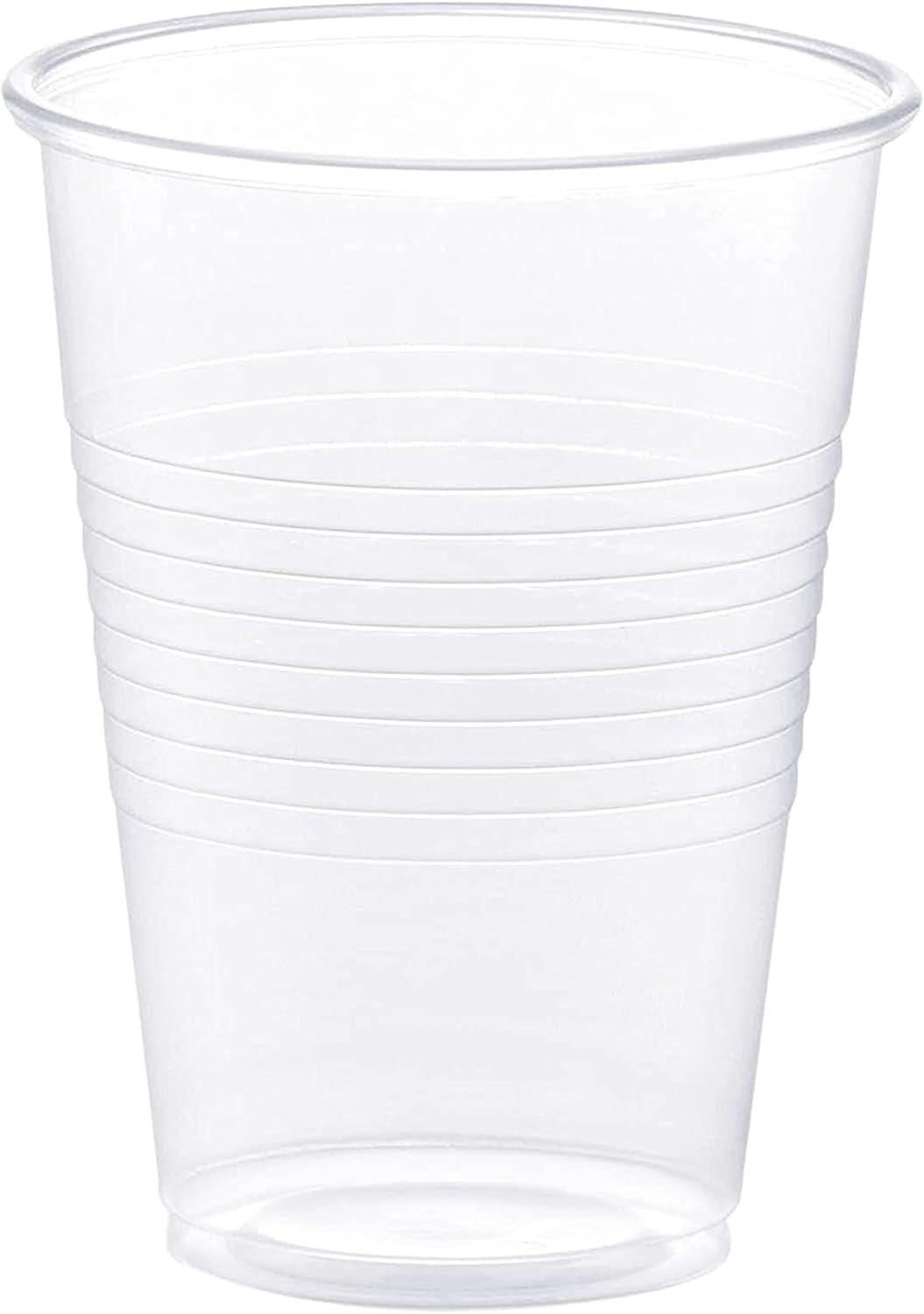 image:imagePAMI Disposable Plastic Cups Bpa Drinking Glasses for Parties Cold Drinks Smoothies Jello Cocktails 7 Oz Pack of 1009 Oz Case of 960