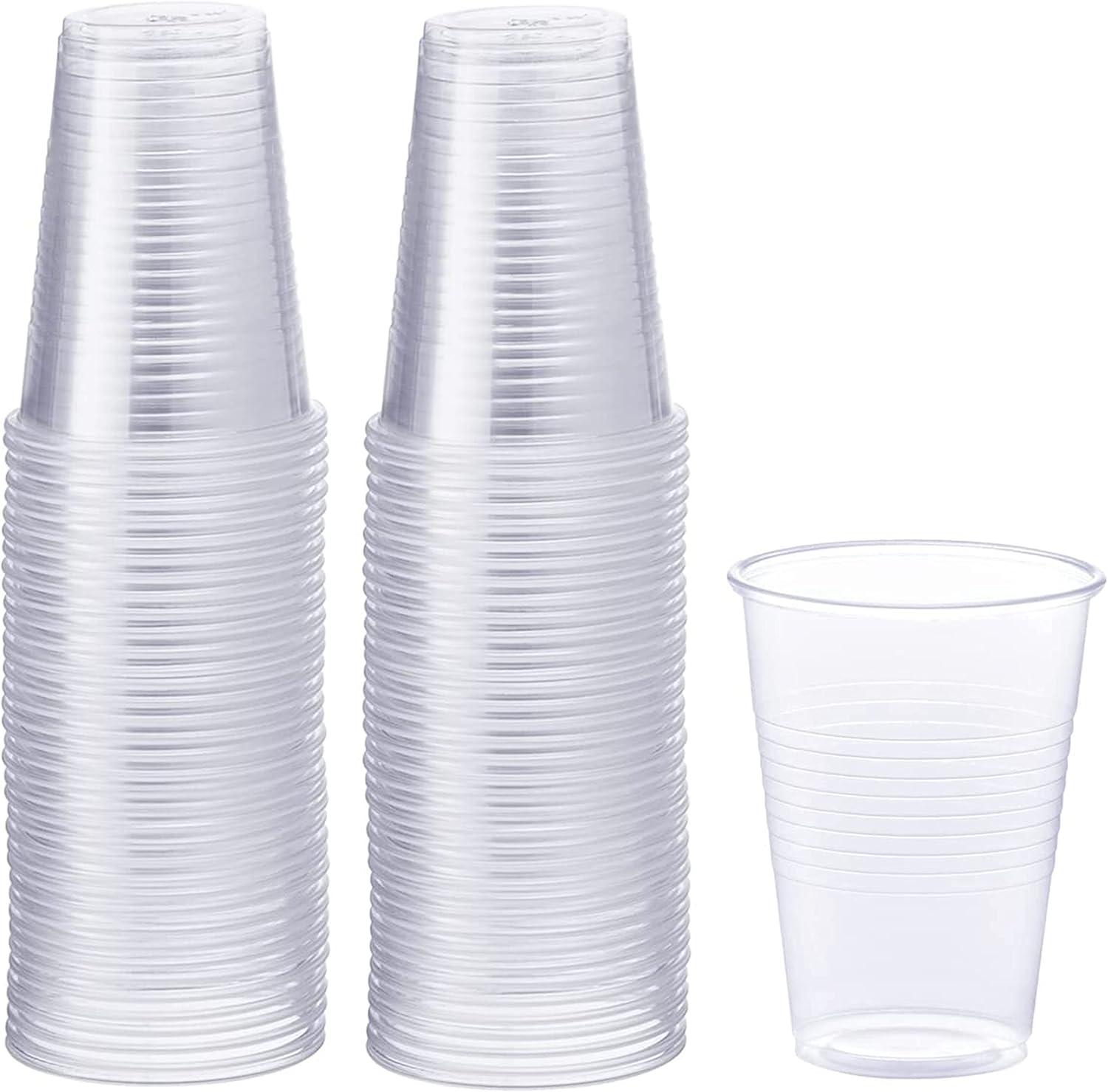 image:imagePAMI Disposable Plastic Cups Bpa Drinking Glasses for Parties Cold Drinks Smoothies Jello Cocktails 7 Oz Pack of 1009 Oz Case of 960