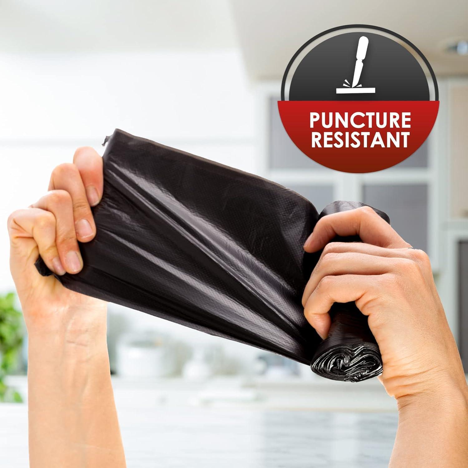 image:imagePAMI Large 33Gallon ScentFree Trash Bags 60Pack Black