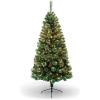 image:imageArtificial PreLit Christmas Tree By PAMI 7ft Fraser Fir Tree With 648 Tips amp 500 Lights Green Fake Christmas Tree With Metal Stand EasyAssembly FoldUp Realistic Xmas Tree For Holiday Home Dcor