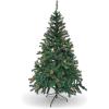 image:imagePAMI Artificial Christmas Tree with Pine Cones  6ft Douglas Fir Tree with 802 Tips Green Christmas Tree with Metal Stand EasyAssembly FoldUp Realistic Xmas Tree for Holiday Home Dcor