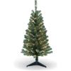 image:imagePAMI Artificial PreLit Christmas Tree  4ft Fraser Fir Tree with 98 Tips amp 50 Lights Green Fake Christmas Tree with Metal Stand EasyAssembly FoldUp Realistic Xmas Tree for Holiday Home Dcor