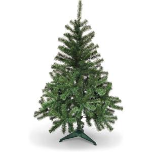 PAMI Artificial Christmas Tree – 4.5ft Colorado Spruce Pine Tree with 350 Tips- Green Christmas Tree with Metal Stand- Easy-Assembly, Fold-Up Realistic Xmas Tree for Holiday Home Décor