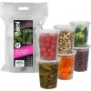 image:imagePAMI Deli Plastic Containers With Lids 24Pack 32oz  Small Food Containers For Sauces Salsas Dips  BPAFree Microwave amp Freezer Safe Food Storage Pots Clear Meal Prep Condiment Containers